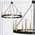 Rustic Elegance: Highclere 12-Light Wagon Chandelier 3D model small image 2