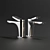 Gessi Rilievo Chrome Faucets 3D model small image 1