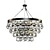 Elegant Lure Chandelier 3D model small image 4