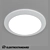 OM Recessed LED Downlight DLR003 3D model small image 1