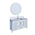 Kendall Blue Vanity Set 3D model small image 5