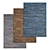 High-Quality 3-Piece Carpet Set 3D model small image 1