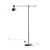 Stylish Steel Floor Lamp 3D model small image 1