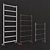 Irsap Bella Heated Towel Rail 3D model small image 1