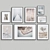 Elegant Interior Frame Set - 18 3D model small image 1