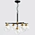 McKinnon Glass Globe Chandelier 3D model small image 2