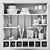 Kitchen Delight: Decorative Set 3D model small image 4