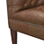 Elegant Burghley Chesterfield Armchair 3D model small image 4