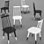 Modern Dining Chair Set 2013 3D model small image 4