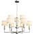 Elegant Laciness Chandelier Set 3D model small image 4