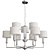 Elegant Laciness Chandelier Set 3D model small image 5