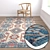 Luxury Carpet Set: High-Quality Textures, Multiple Variants 3D model small image 5