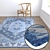 Premium Carpet Set: High-Quality Textures 3D model small image 5