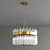 Modern Elegance Pendant Chandelier 3D model small image 1