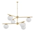 Modernist Gemma Brass Chandelier Set 3D model small image 2