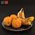 Fruitful Plate: Bananas & Oranges 3D model small image 1