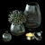 Title: Elegant Glass Vase 3D model small image 1