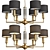 Elegant Laciness 6-Light Chandelier 3D model small image 1