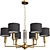 Elegant Laciness 6-Light Chandelier 3D model small image 2