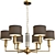 Elegant Laciness 6-Light Chandelier 3D model small image 3