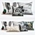 Modern Pillow Set: Perfect for Contemporary Interiors 3D model small image 1