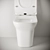 Ceramica Nova CN1102E: Enjoy the Perfect Toilet 3D model small image 4