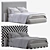 Bonaldo Tonight Double Bed 3D model small image 3