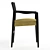 Elegant Sveva Chair: Porada Mastery 3D model small image 2