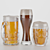 Sip in Style with Beer Mugs 3D model small image 3