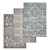 Luxury Carpet Set: High-quality Textures for Close-up and Long-range Views 3D model small image 1
