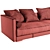 Comfort and Style Combined: Vogue Sofa 3D model small image 3