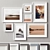 Multi-Colored Picture Frames Set 3D model small image 1