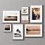 Multi-Colored Picture Frames Set 3D model small image 2