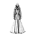 Elegant Alexander McQueen Dress Set 3D model small image 4