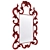 Elegant Landaluce Mirror 3D model small image 2