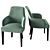 Artistic Oasis: Turner Round & Musa Armchair 3D model small image 3