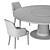 Artistic Oasis: Turner Round & Musa Armchair 3D model small image 5