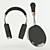 Parrot Zik I Bluetooth headphones by Starck 3D model small image 2