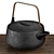 Sleek Steel Coffee Teapot Set 3D model small image 2