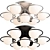 ST Luce Galio: Elegant Ceiling Chandelier 3D model small image 1