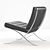 Sleek Barcelona Chair: Elegant Modern Design 3D model small image 2