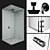 Sleek Shower Haven 3D model small image 5