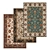 Luxury Texture Carpet Set 3D model small image 1