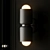Terra 2 Wall Sconce: Sleek Ceramic and Metal Design 3D model small image 5