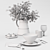 Elegant Table Setting for Two 3D model small image 4