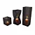 Elegant Glass Candle Holders 3D model small image 2