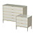 Versatile Storage Set: Komod & Bedside Table 3D model small image 1