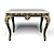 Galleria Oak Console with Marble Top 3D model small image 1