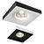 Miriade Lightstar: Sleek Recessed Spotlights 3D model small image 1