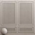Silver Gray Decorative Plaster with Molding 3D model small image 1